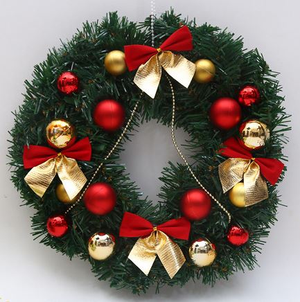 (image for) Christmas round garland